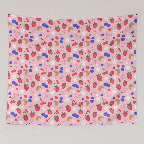 Item preview, Coquette Girly Brunch Seamless Pattern designed and sold by flossistudio.