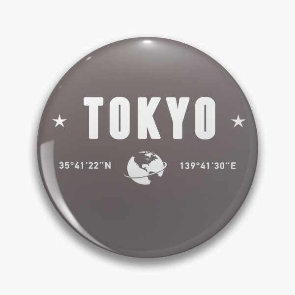 Item preview, Tokyo Japan Coordinates Globe White Typography designed and sold by capricedefille.