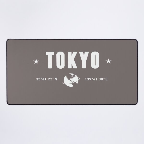 Item preview, Tokyo Japan Coordinates Globe White Typography designed and sold by capricedefille.