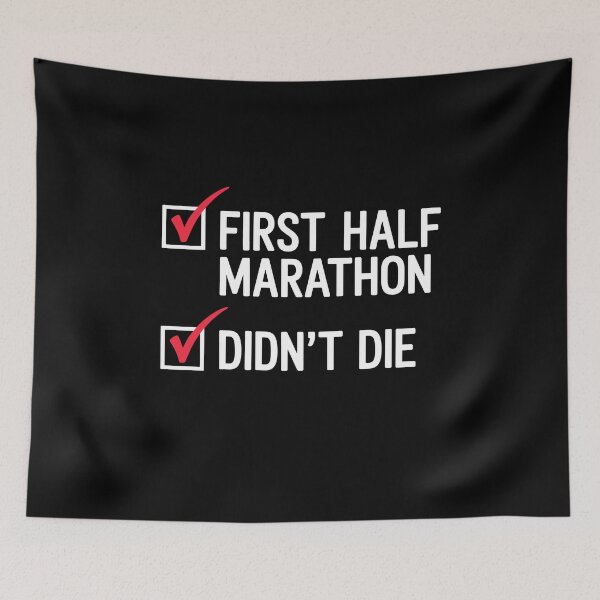 Item preview, First Halfmarathon Funny Runner designed and sold by wansilastomi.