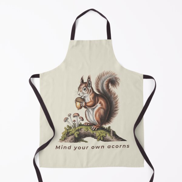 Item preview, Mind Your Own Acorns Cute Squirrel Sassy Nature Quote designed and sold by AlexandraSand.