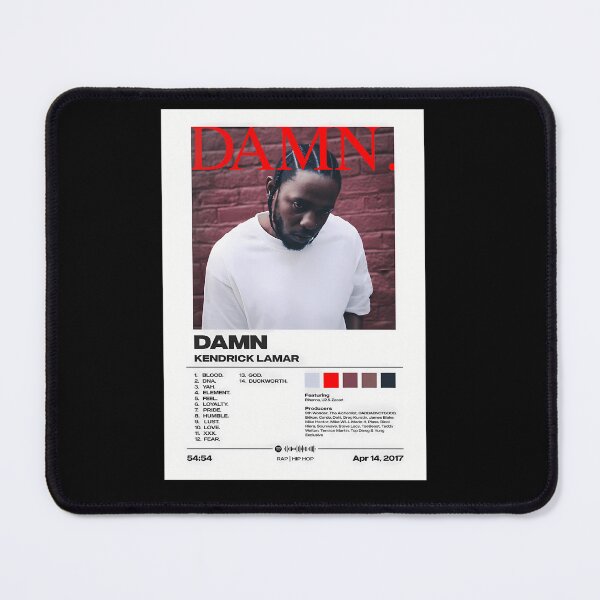 Item preview, Damn By Kendrick Lamar Album Poster designed and sold by ExperiencTees.