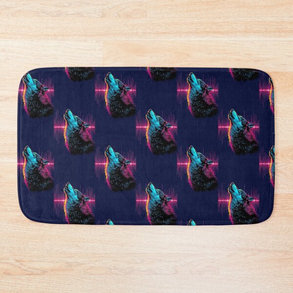 Item preview, Electric Neon Wolf Music Wave designed and sold by KiraChie.