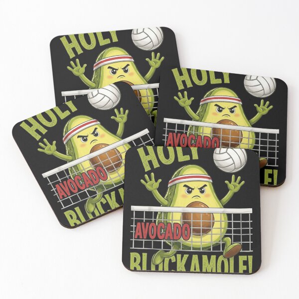 Item preview, Holy Avocado Blockamole Funny Volleyball Pun designed and sold by haitrieuic96.