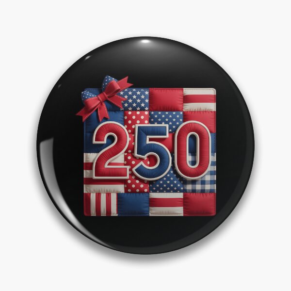 Item preview, Patriotic 250th Patchwork Flag Americana Quilt 250 Years designed and sold by TyraYoung.