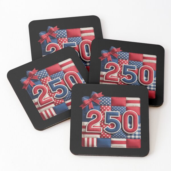Item preview, Patriotic 250th Patchwork Flag Americana Quilt 250 Years designed and sold by TyraYoung.