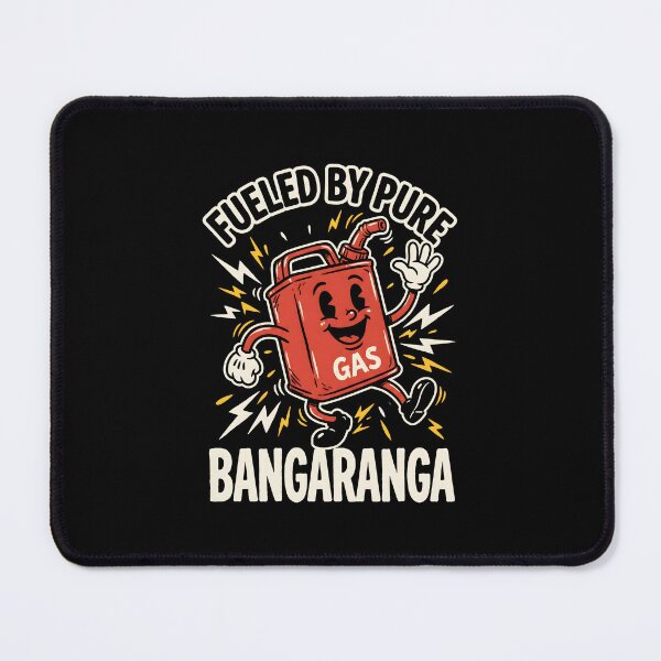 Item preview, Fueled By Pure Gas Bangaranga Retro Cartoon Mascot designed and sold by SplashTastic.