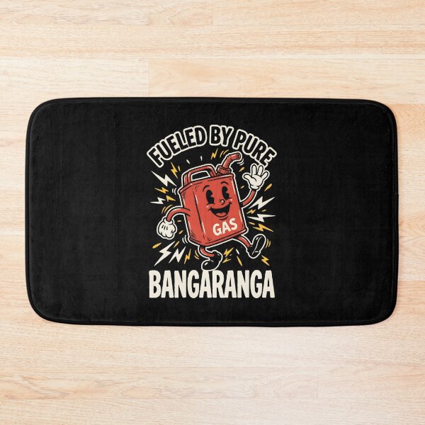 Item preview, Fueled By Pure Gas Bangaranga Retro Cartoon Mascot designed and sold by SplashTastic.