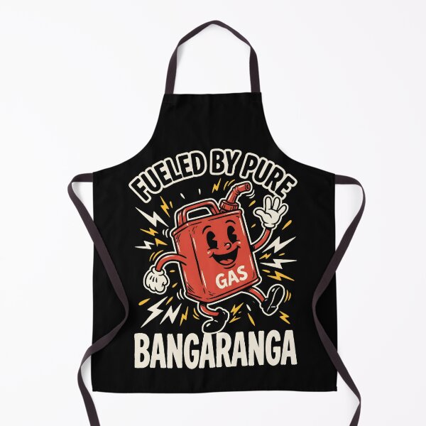 Item preview, Fueled By Pure Gas Bangaranga Retro Cartoon Mascot designed and sold by SplashTastic.