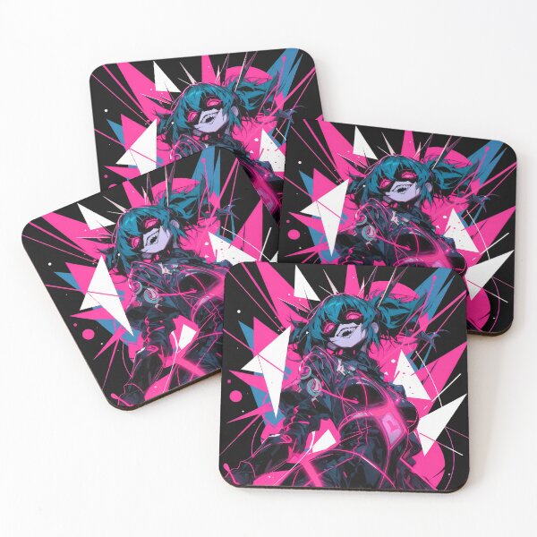 Item preview, Cyberpunk Anime Girl | Crazy Manga Villain designed and sold by kokorolabs.