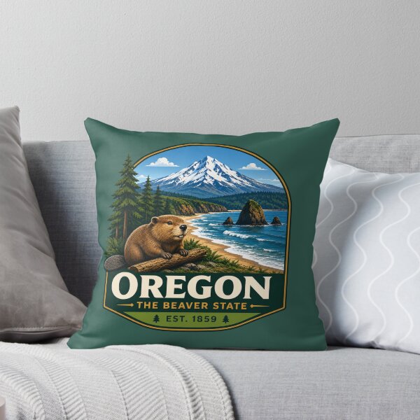 Item preview, Oregon - Beaver State designed and sold by Myra365Art.