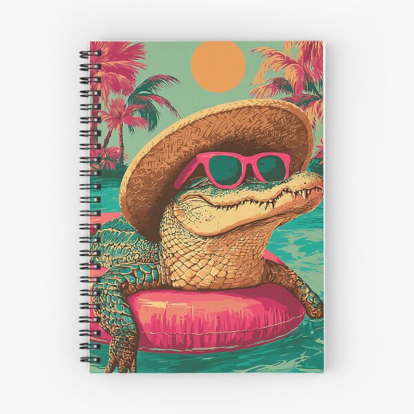 Item preview, Summer Crocodile with Sunglasses Tropical Animal Pool Party designed and sold by Littermin.