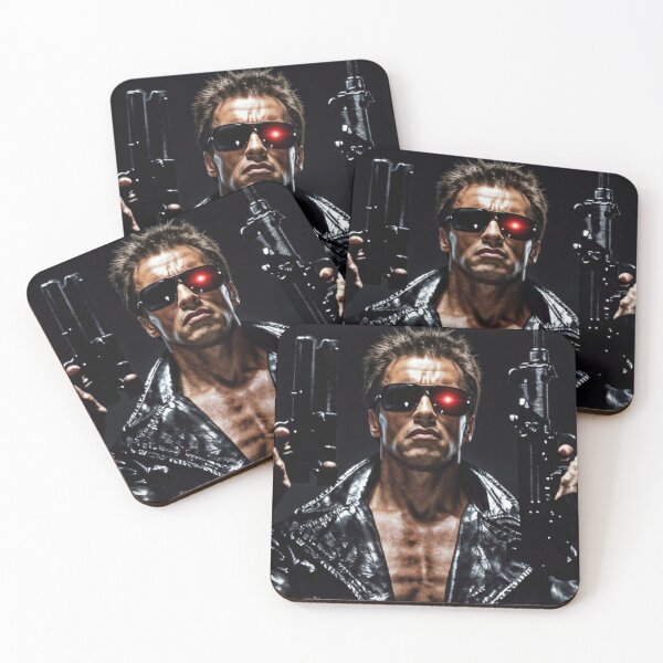 Item preview,  I'll Be Back - Iconic Arnold Schwarzenegger movie poster designed and sold by Vicky021.