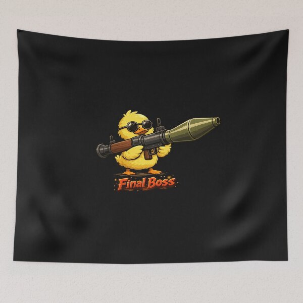 Item preview, Final Boss Duck RPG Cute Gamer Meme Shirt designed and sold by vecart34.
