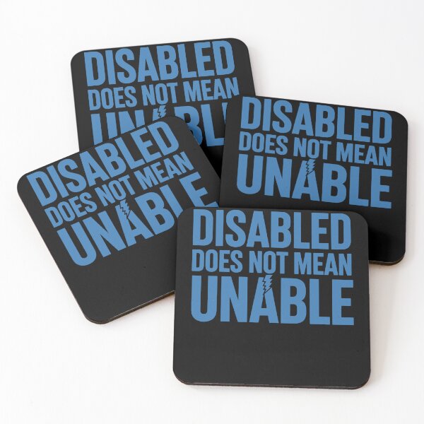 Item preview, Disability Awareness Disabled Does Not Mean Unable designed and sold by LuminOrb.