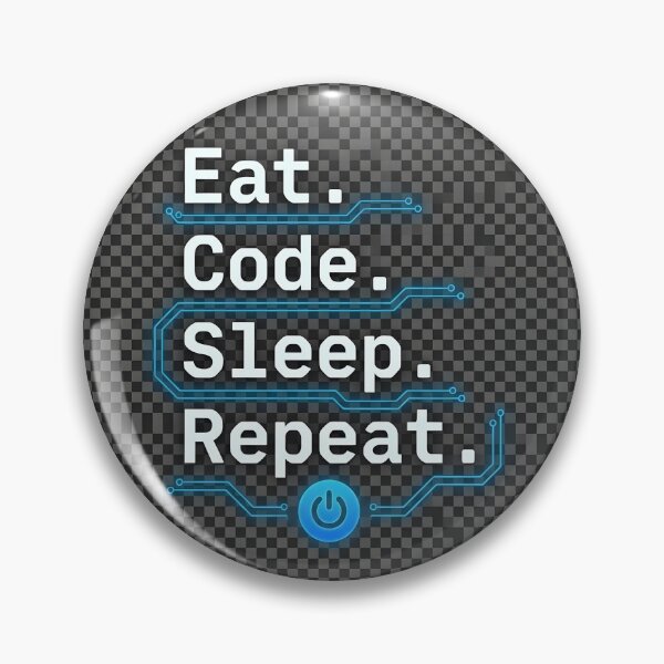 Artikelvorschau, Lustiges Programmierer-Geschenk: Eat Code Sleep Repeat Entwickler-Loop-Shirt – Geschenk für Software-Ingenieure entworfen und verkauft von Dev Mode.