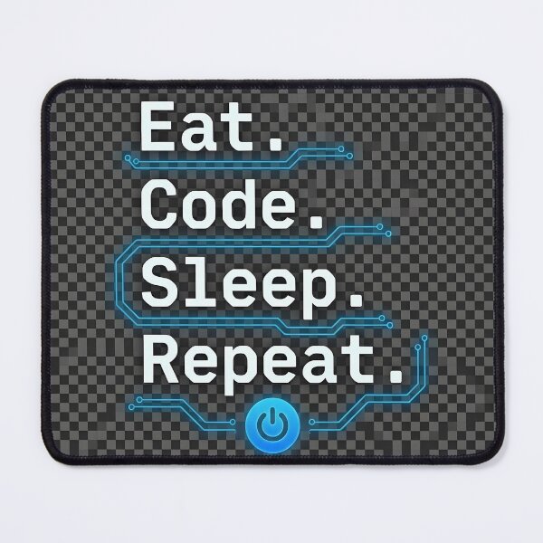 Item preview, Funny Programmer Gift Eat Code Sleep Repeat Developer Loop Shirt Coder Life Software Engineer Gift designed and sold by Dev Mode.