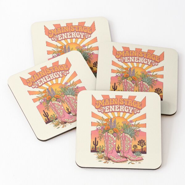 Item preview, Main Stage Energy Retro Desert Western Aesthetic designed and sold by SplashTastic.