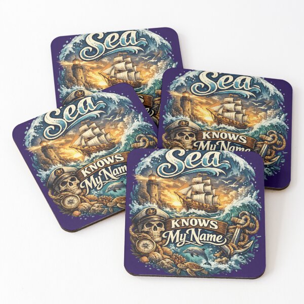 Item preview, The Sea Knows My Name – Vintage Fisherman Nautical T-Shirt designed and sold by XxZainStylexX.