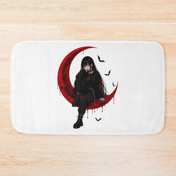 Item preview, Crimson Crescent Gothic Anime Vampire designed and sold by HeyChickasClubX.