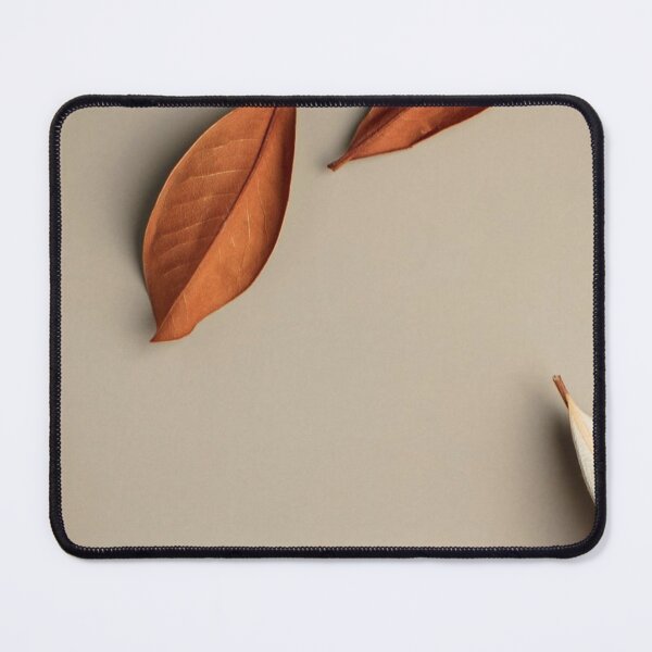 Item preview, Minimalist Autumn Leaves Background - Elegant Flat Lay Warm Earth Tones Art designed and sold by LYAN-STORE.