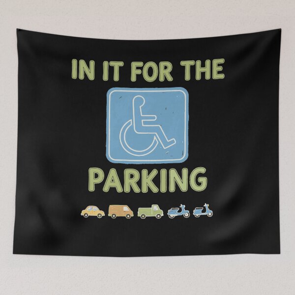 Item preview, Disability Awareness In It For The Parking designed and sold by LuminOrb.