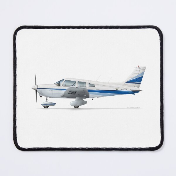 Item preview, Copy of PIPER WARRIOR VH-CGK CIVL 2000PIPER WARRIOR VH-CGT ROYAL VICTORIAN AERO CLUB 2005 designed and sold by Grubby Fingers Aircraft Illustration.