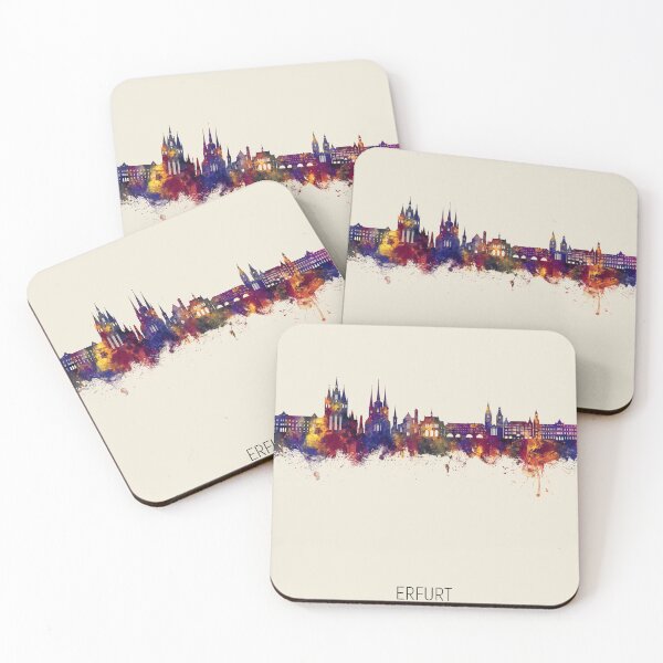 Item preview, Erfurt Germany Skyline designed and sold by ArtPrints.