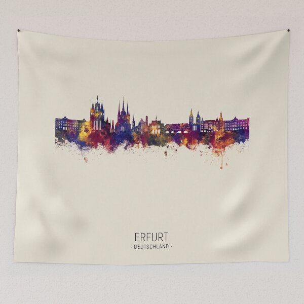 Item preview, Erfurt Germany Skyline designed and sold by ArtPrints.