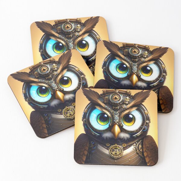 Item preview, Steampunkstyle owl designed and sold by Chantel Fourie.
