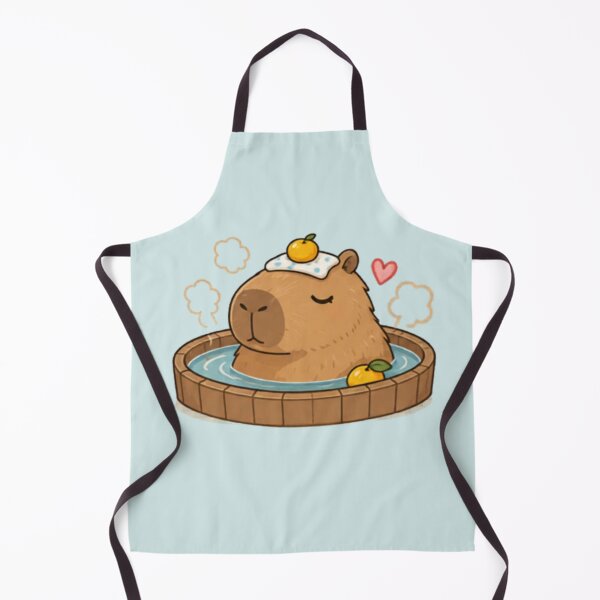 Item preview, Spa Day Capybara designed and sold by MellowMunchkins.