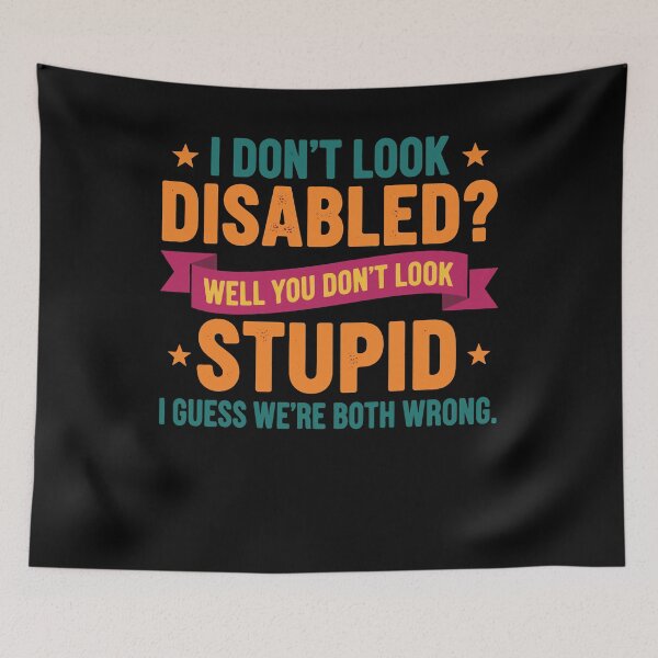 Item preview, Disability Awareness I Dont Look Disabled designed and sold by LuminOrb.