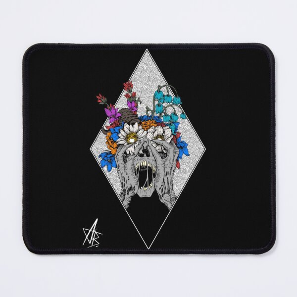 Item preview, Silent Scream: Blooming Skull Digital Art designed and sold by UrbanCanvas 111.