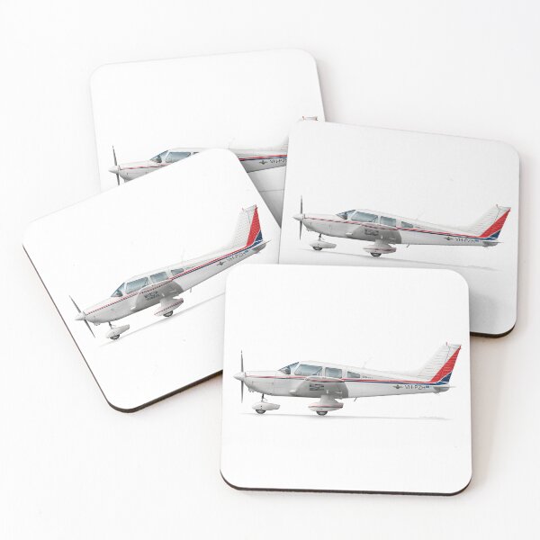 Item preview, PIPER WARRIOR VH-PZH ROYAL VICTORIAN AERO CLUB 2005 designed and sold by Grubby Fingers Aircraft Illustration.