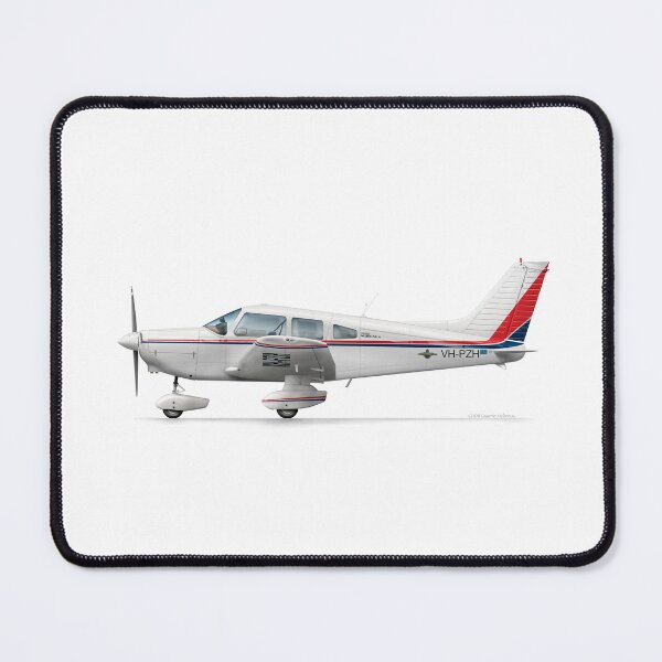 Item preview, PIPER WARRIOR VH-PZH ROYAL VICTORIAN AERO CLUB 2005 designed and sold by Grubby Fingers Aircraft Illustration.