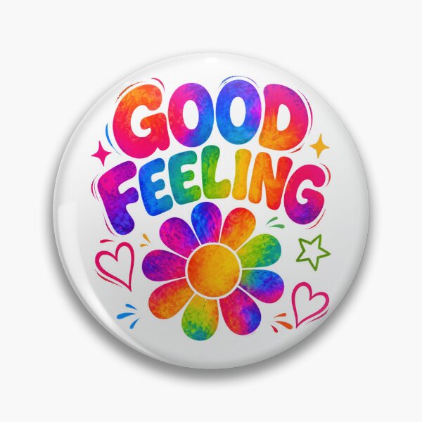 Item preview, "Good Feeling" Colorful retro vibes with flower power energy designed and sold by davano-germany.