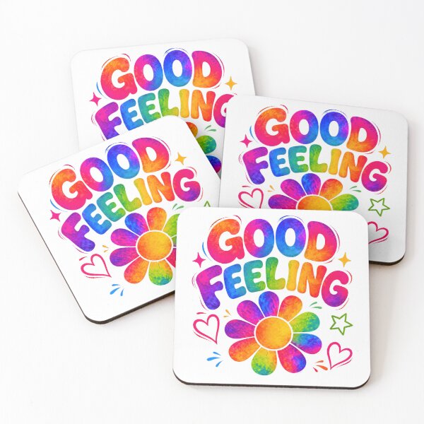 Item preview, "Good Feeling" Colorful retro vibes with flower power energy designed and sold by davano-germany.