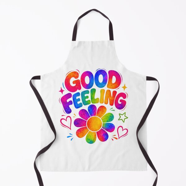 Item preview, "Good Feeling" Colorful retro vibes with flower power energy designed and sold by davano-germany.