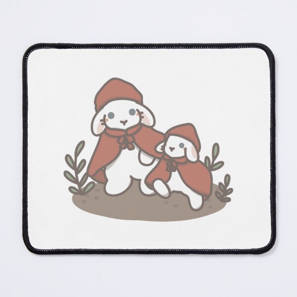 Item preview, Red Riding Buns Cute Fairytale Rabbit Forest Art designed and sold by ArtsyWhim.