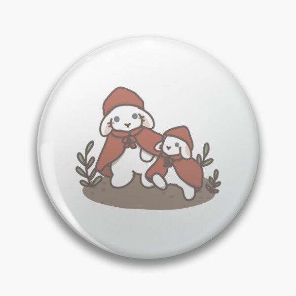 Item preview, Red Riding Buns Cute Fairytale Rabbit Forest Art designed and sold by ArtsyWhim.