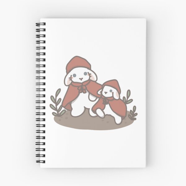 Item preview, Red Riding Buns Cute Fairytale Rabbit Forest Art designed and sold by ArtsyWhim.