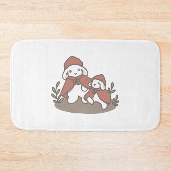 Item preview, Red Riding Buns Cute Fairytale Rabbit Forest Art designed and sold by ArtsyWhim.