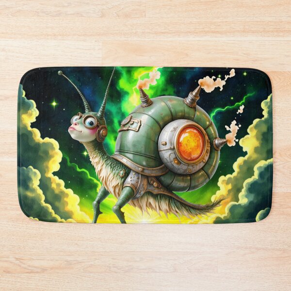 Item preview, Cosmic Steampunk Snailbird – Neon Dream Creature designed and sold by nicky2342.