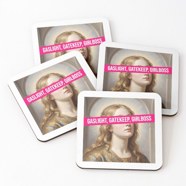 Item preview, Gaslight Gatekeep Girlboss Renaissance Censor Art designed and sold by ryanguas.