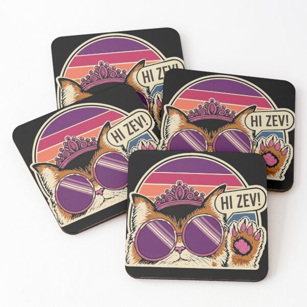 Item preview, Cool Retro Cat Princess Waving Hi Zev Sunglasses Graphic designed and sold by haitrieuic96.