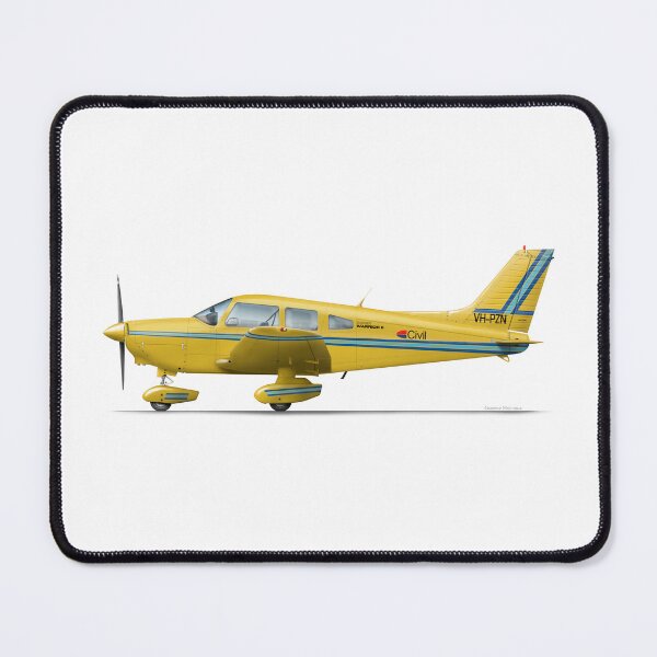 Item preview, PIPER WARRIOR VH-PZN CIVIL 2002 designed and sold by Grubby Fingers Aircraft Illustration.
