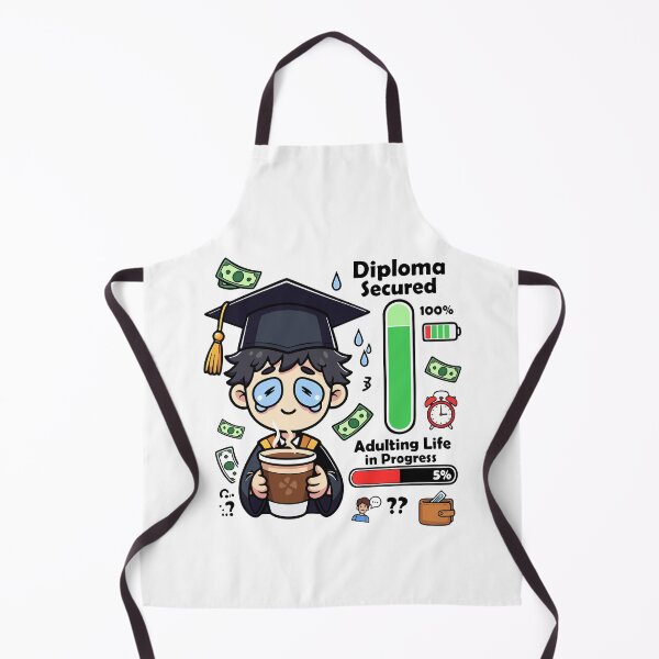 Item preview, Diploma Secured Adulting In Progress designed and sold by zakvisuals.
