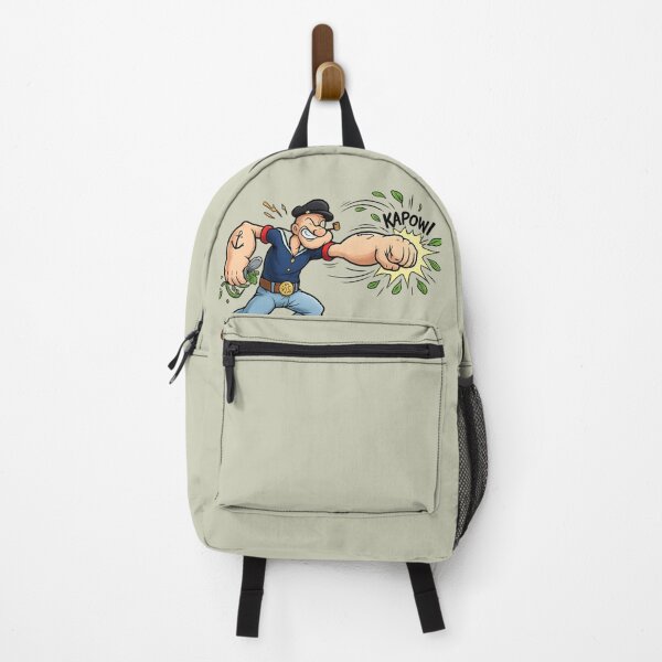 Item preview, Funny Popeye Muscle Punch Cartoon Design | Comic Kapow Meme Art designed and sold by arifali786.