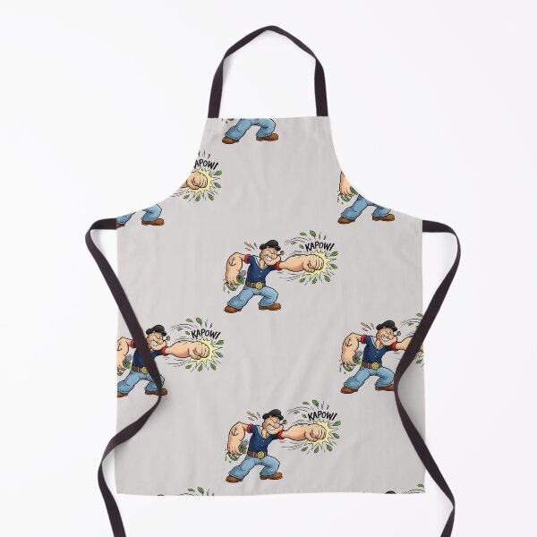 Item preview, Funny Popeye Muscle Punch Cartoon Design | Comic Kapow Meme Art designed and sold by arifali786.