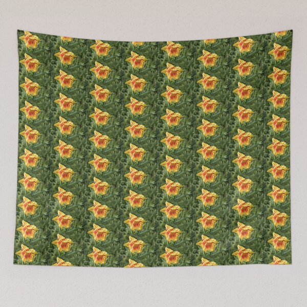 Item preview, Flamboyant Red and Yellow Parrot Tulip designed and sold by Georgia Mizuleva.
